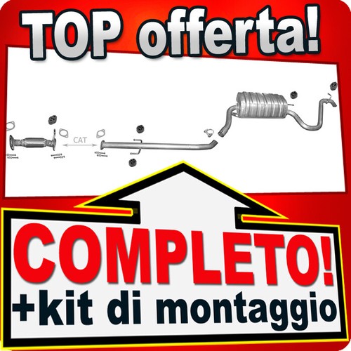 Scarico completo per kia cee - scarico, cee'd