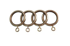 ANELLO BASTONE TENDA PER ASTA DIAMETRO 20MM. FINITURA PURO OTTONE LUCIDO