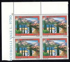 ITALIA 1981 -1563 - QUARTINA  MNH** 150 L.  Riva del Garda #XON