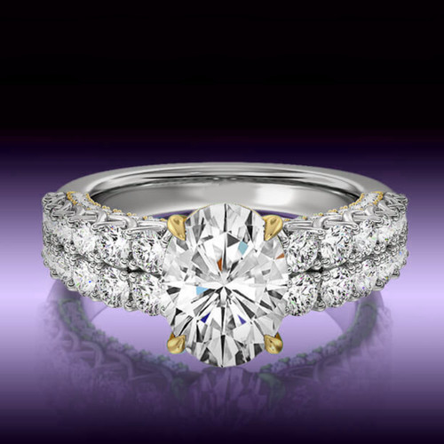 Anello oro con diamanti 14 - anello,