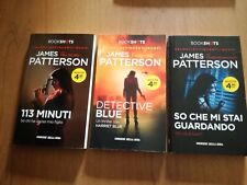 JAMES PATTERSON 3 LIBRI 113 MINUTI, DETECTIVE BLUE, SO CHE MI STAI GUARDANDO