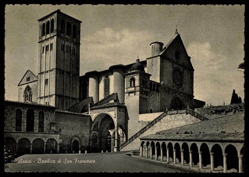 Cartolina italia san francesco - cartolina,