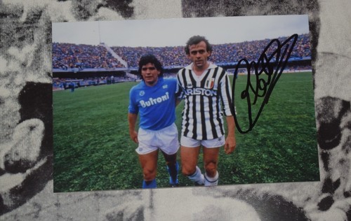Autografo michel platini - autografo,