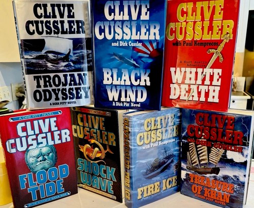 Clive cussler lot 10 - cussler,