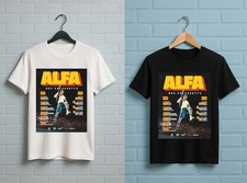 T-shirt unisex, Alfa nei