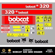 Bobcat 320 mini digger adesivi decalcomanie adesive trattore escavatore