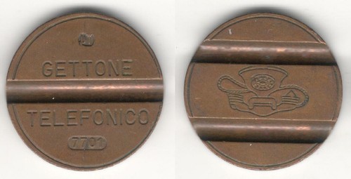 Gettone telefonico 7701 - ut,