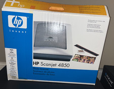 HP ScanJet 4850 scanner piano diapositiva foto a colori USB scatola aperta nuovo con scatola