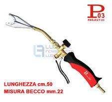 CANNELLO BRUCIATORE A GAS PER SALDOBRASATURA CON BECCO MM.22 PER TUBI RAME
