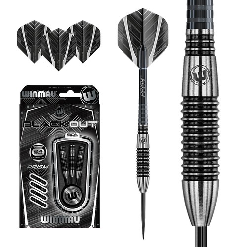 Freccette winmau blackout - winmau, 90%