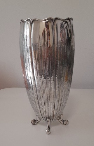 Vaso argento 925 graffiato - in,