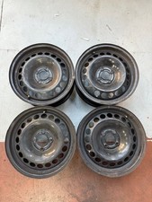 4 cerchi usati ferro 15 pollici Grande Punto 6x15 ET39 4x100 56.6