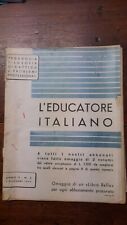 RIVISTA L'EDUCATORE ITALIANO - ANNO II N. 5 - 1 DICEMBRE 1954 - F.LLI FABBRI  