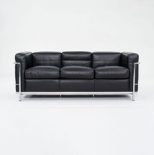 2010s Cassina LC2 3-Seat Sofa