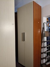 Armadio 2 Ante In Legno Con Cassettiera Interna