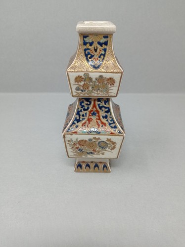 Satsuma gosu miniature vase - satsuma,
