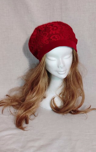 Cappello basco rosso in - cappello ,