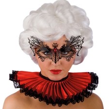 Gorgiera rosso nera colletto