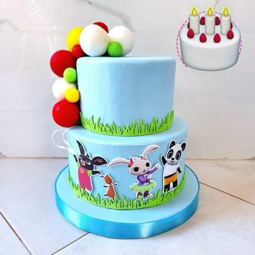 Torta scenografica bing - scenografica,