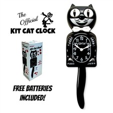 CLASSIC BLACK KIT CAT CLOCK
