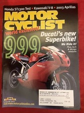 September 2002 Motor Cyclist Magazine Yamaha Kawasaki Honda Suzuki