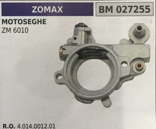 Pompa olio motosega zomax - pompa,