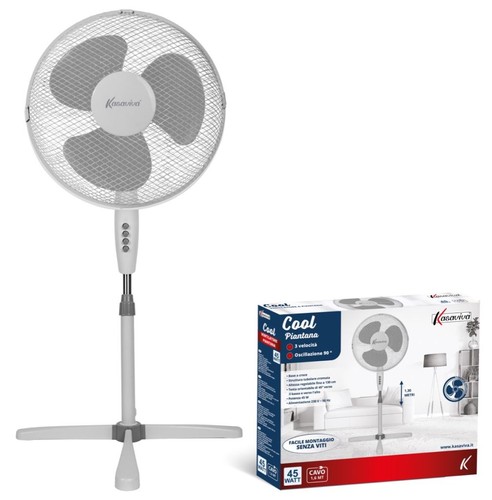 Ventilatore piantana bianco - ventilatore,