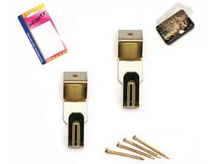 Ganci ottonati blister - in, blister-