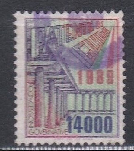 Italia 1989 marca da - 1989, bollo