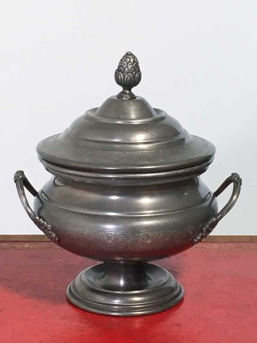 Zuppiera peltro - zuppiera,