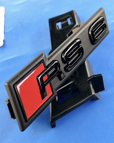 Logo audi rs6 nero calandra - audi,
