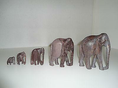 Set elefanti legno - elefanti, 5