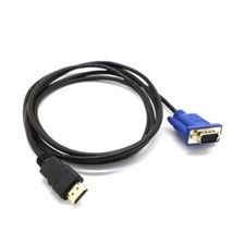 Cavo HDMI VGA adattatore svga pc scheda video proiettore monitor tv full HD 1080