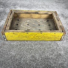 Vintage Coca Cola Crate Yellow