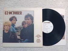 U2 OCTOBER UK 1ST MISPRINT LP