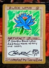 Black Lotus - Gold Border by