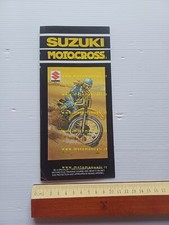 Suzuki RM 50 - 80 - 100 - 125 - 250 - 400 Cross 1979 depliant originale inglese