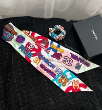 Auth Chanel Multicolor CC Logo