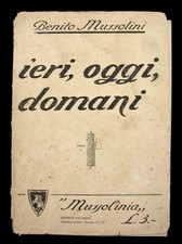 LIBRETTO BENITO MUSSOLINI IERI