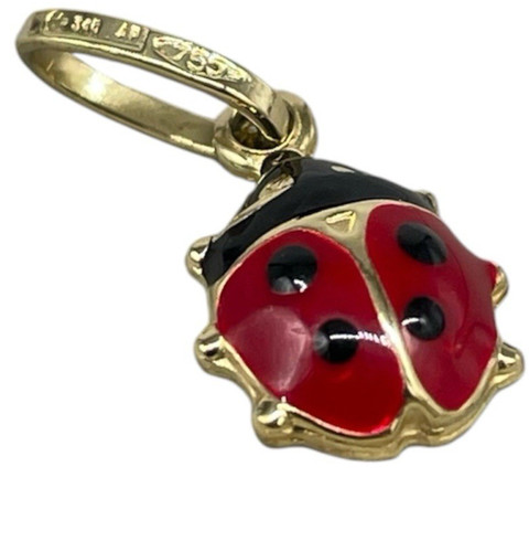 Ciondolo charm coccinella - coccinella, oro