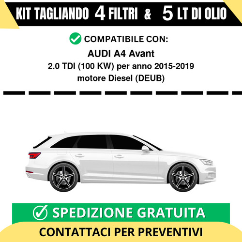 Tagliando per audi avant - per,