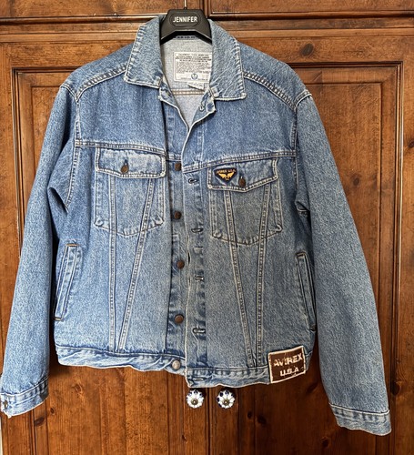 Giubbotto jeans uomo avirex - uomo, xl