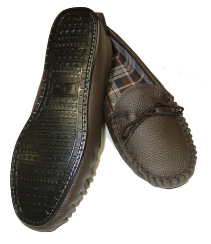 Mocassino uomo marrone slip