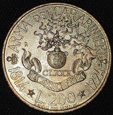 6 monete del 1814 1994 Italy