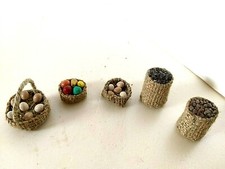 Set cestini per  presepi fatti a mano