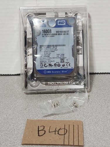 160gb 5400rpm pata hd - wd,