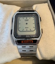 Orologio da polso Citizen ST-1037 Chrono 9560-083288 Ana Digi vintage