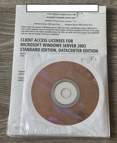Windows server 2003 - windows, cals