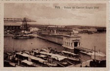 #CROAZIA- POLA: VEDUTA DEI CANTIERI SCOGLIO ULIVI