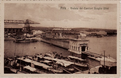 Croazia pola veduta dei - pola:,
